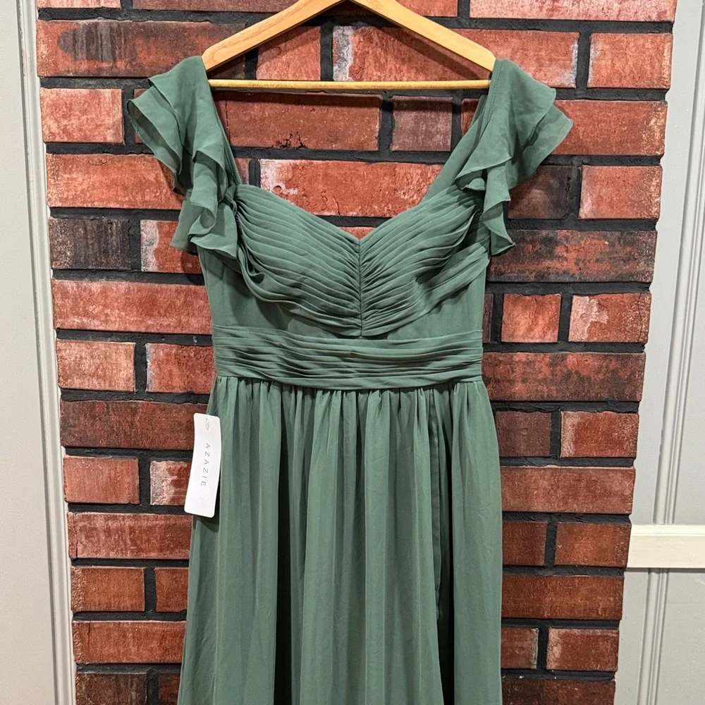 Azazie Anaya
Eucalyptus A-Line Sweetheart Neckline Chiffon - Picture 9 of 15